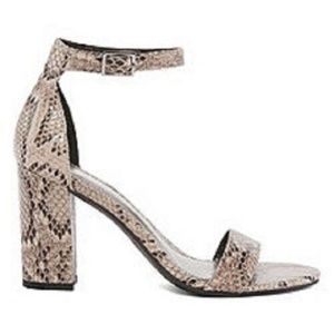Worthington Beckwith Faux Snakeskin Sandals